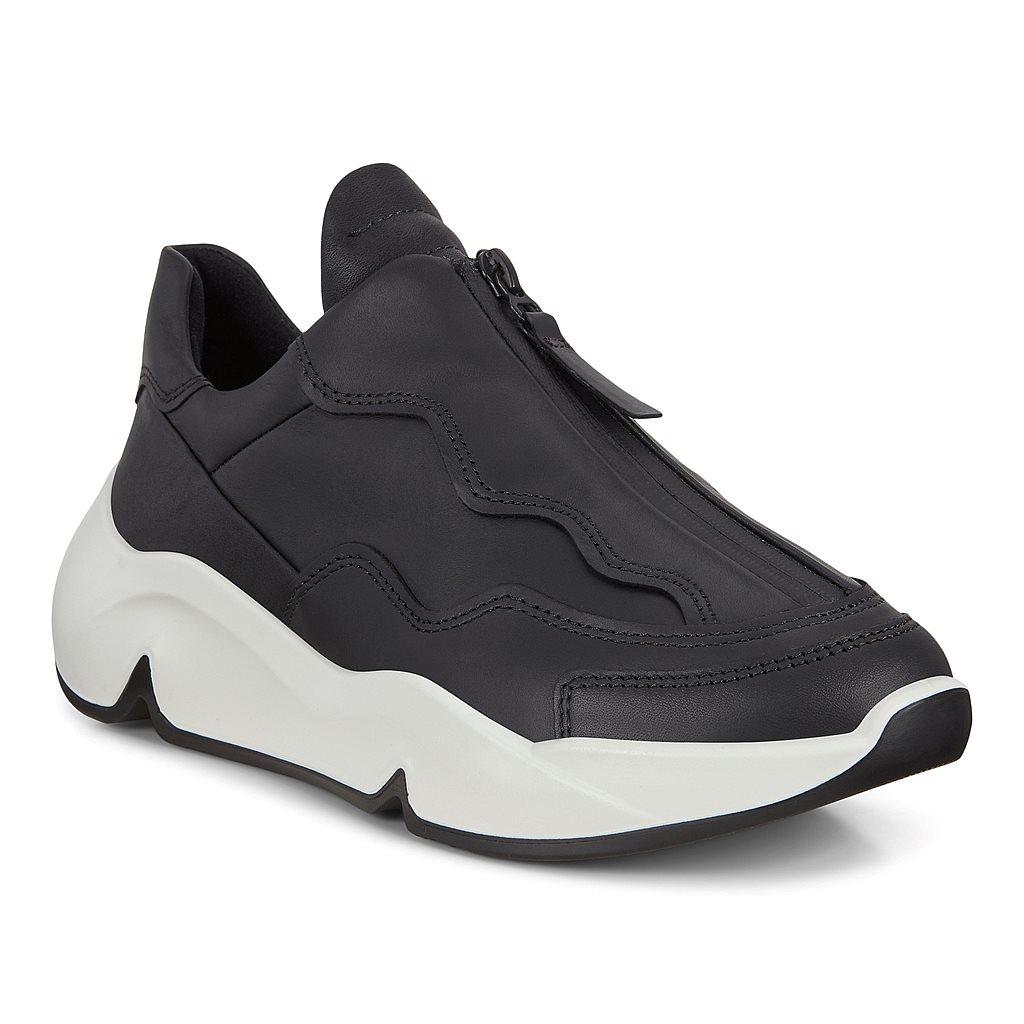 Ecco Chunky Womens Sneakers In Black Sale - India OZL-398267